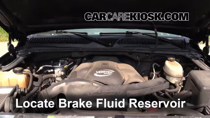 2003 Cadillac Escalade 6.0L V8 Brake Fluid Add Fluid